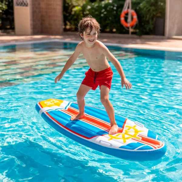 Prancha Surf Inflável Nash com alças laterais.